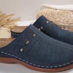 Womens Wide Fit Wedge Mule Sandals for Summer