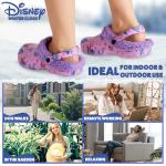 Disney Stitch Fleece-Lined Women's Clogs with Charms