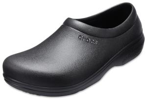 Black Crocs Unisex Slip-On Work Sandals