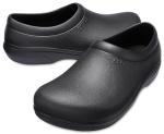 Black Crocs Unisex Slip-On Work Sandals