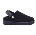 Sole London Women's Fur Lined Platform Clogs