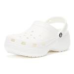 Crocs Women's Classic White Platform Clogs