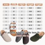 FITORY Women’s Slip-On Leather Clogs in Taupe
