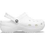 Crocs Women's Classic White Platform Clogs