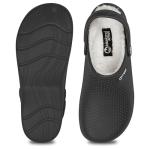 Women's Black Fleece-Lined Dockray Clogs - 6.5