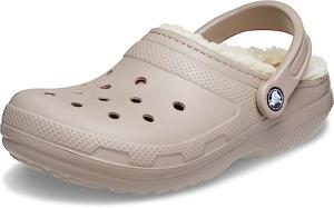 Crocs Classic Lined Clog in Mushroom Bone