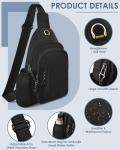 Waterproof Unisex Crossbody Bag with USB Port