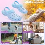 Women's Fleece Lined Slip-On Clogs - Baby Blue