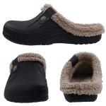 Fur Lined Waterproof Winter Slippers for Women