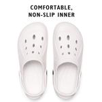 Ladies' Essential White Clogs