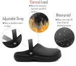 Warm Fleece Lined Waterproof Clogs for Women
