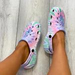 Ella Women's Lightweight Tie Dye Clogs