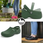 Lakeland Active Women's Dockray Clogs - Cumberland Green