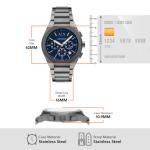 Armani Exchange Men's Quartz Watch with Steel Strap