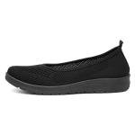 Softlites Women's Black Slip-On Ballerina Shoes