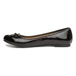 Lilley Gerri Black Patent Ballerina Shoes Size 6