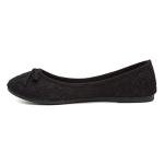 Lilley Gwen Women's Black Lace Ballerina