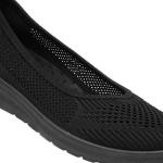 Softlites Women's Black Slip-On Ballerina Shoes