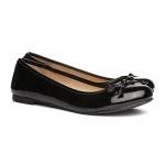 Lilley Gerri Black Patent Ballerina Shoes Size 6
