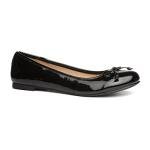 Lilley Gerri Black Patent Ballerina Shoes Size 6