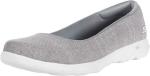 Skechers Women's Gray GO Walk Ballet Flats