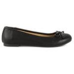 Lilley Gerri Black Ballerina Flats with Bow
