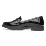 Lilley Annie Black Patent Loafers for Women