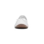 Lilley Grace Women's White Bow Ballerina Shoes