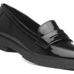 Lilley Annie Black Patent Loafers for Women