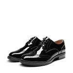 Chic Black Vintage Lace-Up Oxford Shoes for Women