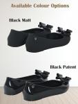 Women's Jelly Bow Slip-On Ballerina Flats