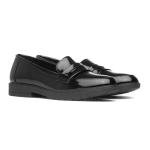 Lilley Annie Black Patent Loafers for Women