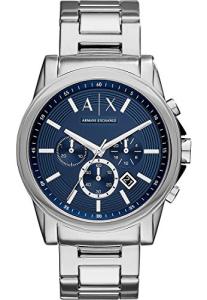 Armani Exchange Men's Silver Chronograph Watch AX2509