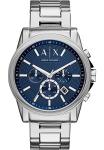 Armani Exchange Men's Silver Chronograph Watch AX2509