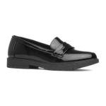 Lilley Annie Black Patent Loafers for Women