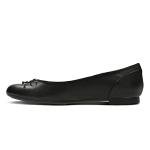 Clarks Women's Black Ballet Flats, Size 7 UK