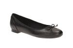 Clarks Women's Black Ballet Flats, Size 7 UK