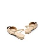 DREAM PAIRS Women's Slingback Ballet Flats in Nude