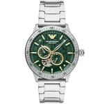 Men's Emporio Armani Automatic Watch, 43mm Silver