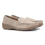 Beige Casual Loafer for Women - Size 5 UK