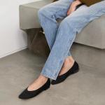 TINGRISE Women's Comfortable Pointed Toe Flats