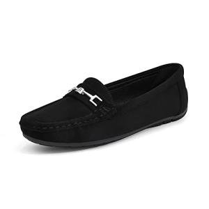 Women’s Black Suede Slip-On Loafers