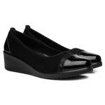Softlites Diana Women’s Black Wedge Shoe, Size 6