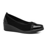 Softlites Diana Women’s Black Wedge Shoe, Size 6