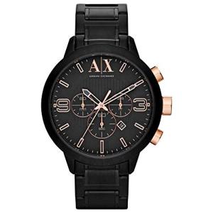 Armani Exchange Men's Black Stainless Steel Watch