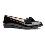Lilley Anita Black Patent Loafers with Bow