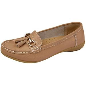 Jo & Joe Women's Comfy Leather Flat Loafers
