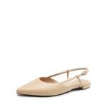 DREAM PAIRS Women's Slingback Pointed-Toe Flats