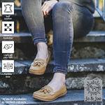 Jo & Joe Women's Comfy Leather Flat Loafers