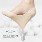 Invisible Cotton No Show Socks for Women - 5 Pairs